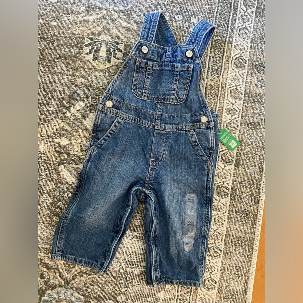 Brand new. Gap denim overalls.